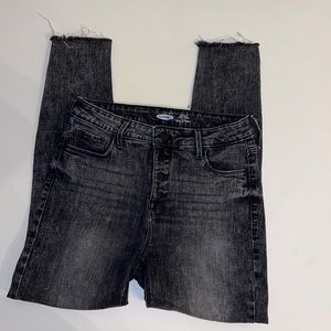 Old Navy Rockstar Super Skinny Jeans, Black | 8